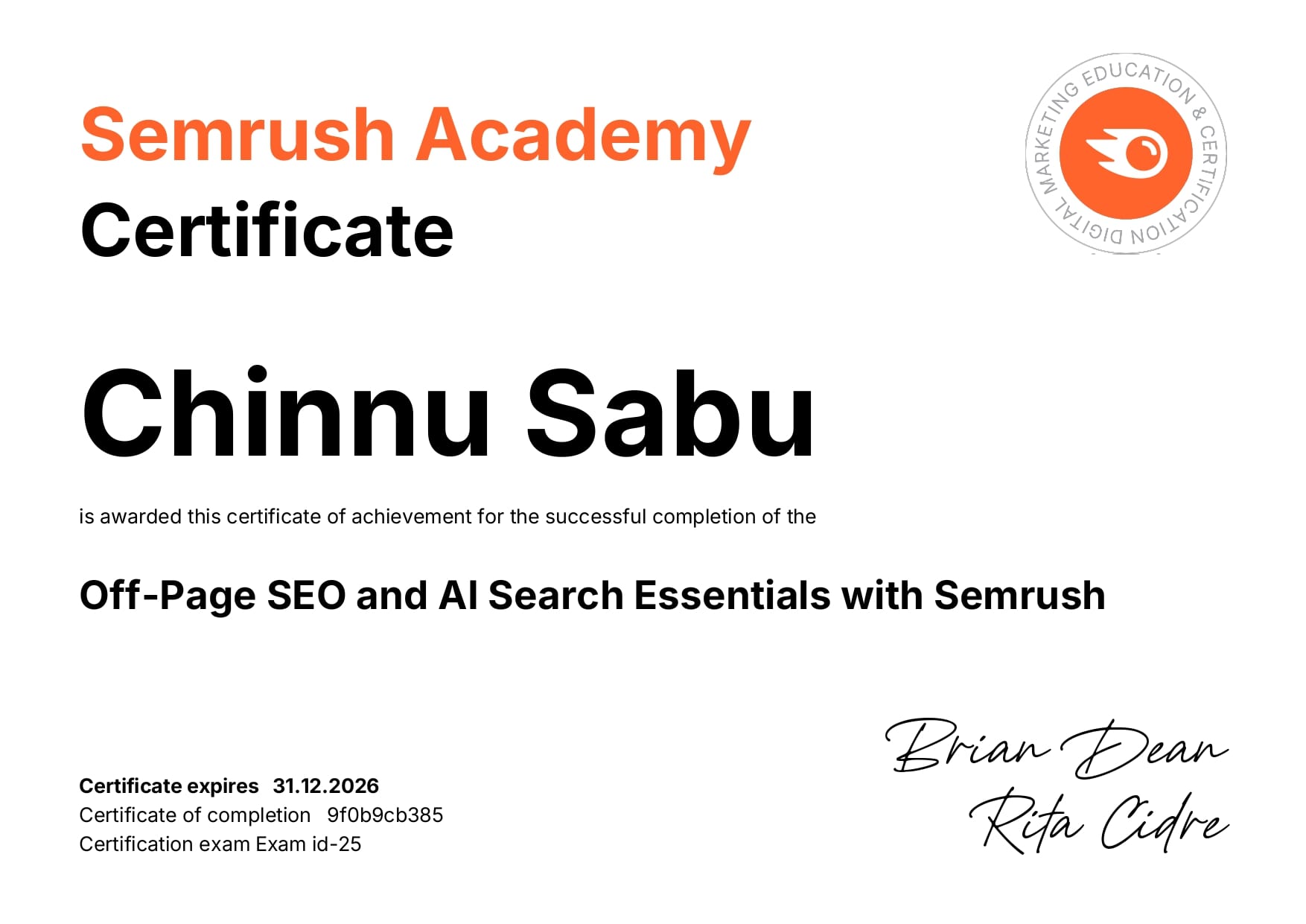 Off-Page-SEO-Semrush-Certificate